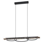 Eglo Luce Pendente Boyal Legna Nero, Arrugginito 40.5W 3600lm - 830 Luce Calda -  | Dimmerabile