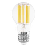 Eglo LED Pera E27 Filamento Chiara 4.9W 1055lm - 830 Luce Calda -  | Sostitutiva 75W