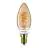 Philips MASTER Value LED Candela E14 Vintage Filamento Oro 2.5W 136lm – 818 Bianco Molto Caldo | Dimmerabile - Sostitutiva 15W