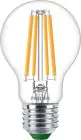 Philips MASTER LED Bulbo Ultra Efficient E27 Pera Chiara 4W 840lm - 830 Luce Calda | Sostitutiva 60W
