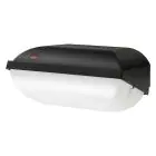  Philips LED Sicurezza Coreline BWC110 Nero 9W 900lm - 830 Luce Calda -  | 242x110mm - IP54 - Sensore Di Luce